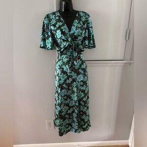 Zara two piece top and satin skirt sz s/m